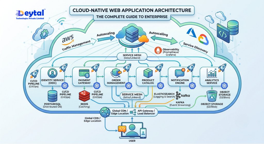 Cloud-Native Web Application Architecture: The Complete Guide to Enterprise
